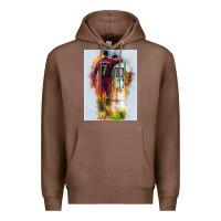 Chestnut messi and ronaldo Premium Hoodie - linhVisuals