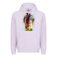 Lilac messi and ronaldo Premium Hoodie - linhVisuals