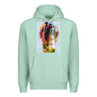 Seafoam messi and ronaldo Premium Hoodie - linhVisuals