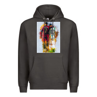 Smoke messi and ronaldo Premium Hoodie - linhVisuals