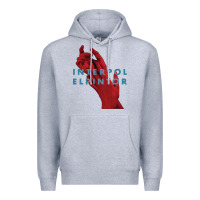 Heather Grey interpol Premium Hoodie - linhVisuals