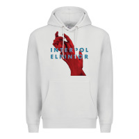 Dove Grey interpol Premium Hoodie - linhVisuals