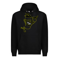 Black J O K E R Premium Hoodie - linhVisuals