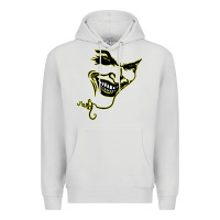 Dove Grey J O K E R Premium Hoodie - linhVisuals