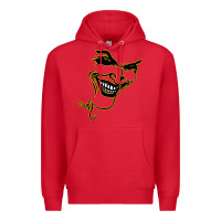 Red J O K E R Premium Hoodie - linhVisuals