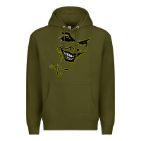 Army Green J O K E R Premium Hoodie - linhVisuals