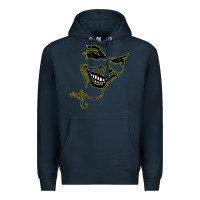 Navy J O K E R Premium Hoodie - linhVisuals