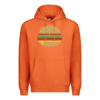 Carrot vintage burger print Premium Hoodie - linhVisuals
