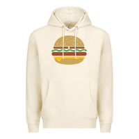 Tofu vintage burger print Premium Hoodie - linhVisuals
