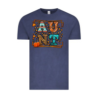 Vintage Denim Autumn Leopard Aunt Vintage Tee - LillyAllenDesigns