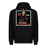 Black only you can prevent communism Premium Hoodie - linhVisuals