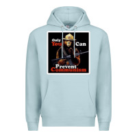 Blue Mist only you can prevent communism Premium Hoodie - linhVisuals