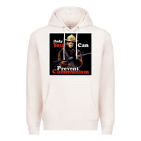 Pale Pink only you can prevent communism Premium Hoodie - linhVisuals