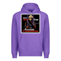 Purple only you can prevent communism Premium Hoodie - linhVisuals