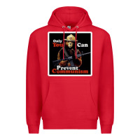 Red only you can prevent communism Premium Hoodie - linhVisuals