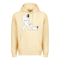 Pina Colada walking the dog astronaut Premium Hoodie - linhVisuals