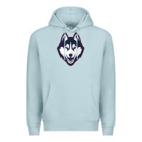 Blue Mist wolf head tshirt Premium Hoodie - linhVisuals