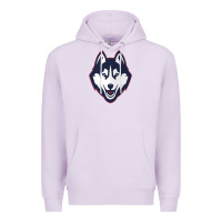 Lilac wolf head tshirt Premium Hoodie - linhVisuals