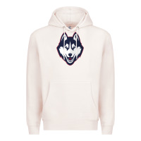 Pale Pink wolf head tshirt Premium Hoodie - linhVisuals