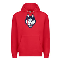 Red wolf head tshirt Premium Hoodie - linhVisuals