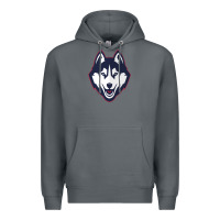 Rock wolf head tshirt Premium Hoodie - linhVisuals