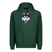 Sports Green wolf head tshirt Premium Hoodie - linhVisuals
