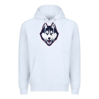 White wolf head tshirt Premium Hoodie - linhVisuals