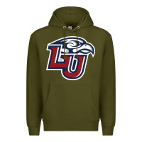 Army Green liberty flames Premium Hoodie - linhVisuals