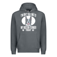 Rock boston terrier t  shirtfunny boston terrier dog gift i m only talking Premium Hoodie - linhVisuals