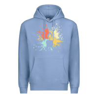 Colony Blue candle t  shirt c a n d l e i n k s p l a s h t  shirt Premium Hoodie - linhVisuals