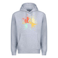 Heather Grey candle t  shirt c a n d l e i n k s p l a s h t  shirt Premium Hoodie - linhVisuals