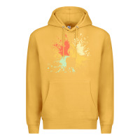 Mustard candle t  shirt c a n d l e i n k s p l a s h t  shirt Premium Hoodie - linhVisuals