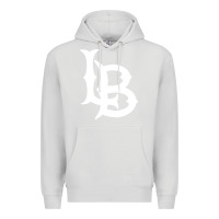 Dove Grey long beach  the beach Premium Hoodie - linhVisuals