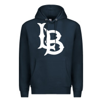 Navy long beach  the beach Premium Hoodie - linhVisuals