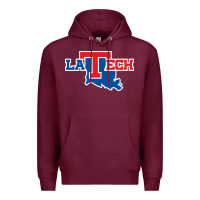Burgundy louisiana tech bulldogs Premium Hoodie - linhVisuals