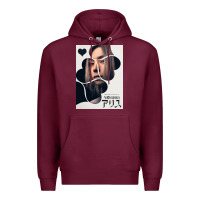 Burgundy Chishiya Alice In Borderland Premium Hoodie - linhVisuals