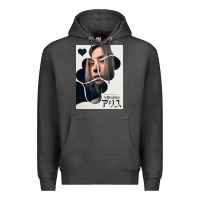 Charcoal Heather Chishiya Alice In Borderland Premium Hoodie - linhVisuals