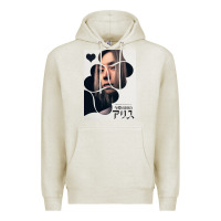 Oatmeal Heather Chishiya Alice In Borderland Premium Hoodie - linhVisuals