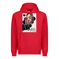 Red Chishiya Alice In Borderland Premium Hoodie - linhVisuals