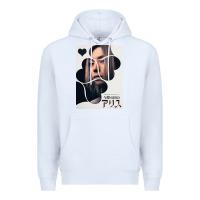 White Chishiya Alice In Borderland Premium Hoodie - linhVisuals