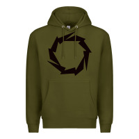 Army Green Fountain Boats Premium Hoodie - linhVisuals