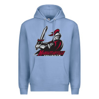 Colony Blue manhattanville valiants Premium Hoodie - linhVisuals