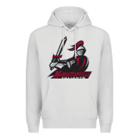 Dove Grey manhattanville valiants Premium Hoodie - linhVisuals