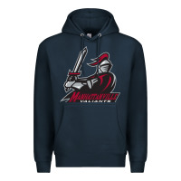 Navy manhattanville valiants Premium Hoodie - linhVisuals