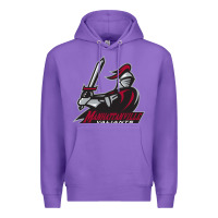 Purple manhattanville valiants Premium Hoodie - linhVisuals