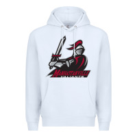 White manhattanville valiants Premium Hoodie - linhVisuals