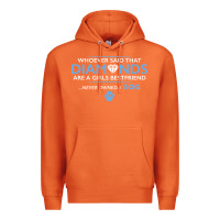 Carrot whoever said that diamonds are a girls best friend never owned a dog Premium Hoodie - linhVisuals