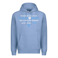 Colony Blue whoever said that diamonds are a girls best friend never owned a dog Premium Hoodie - linhVisuals