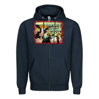 Navy Hanging With My Heifers Holstein Cows Zipper Hoodie - RanaPortraitStore