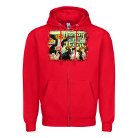 Red Hanging With My Heifers Holstein Cows Zipper Hoodie - RanaPortraitStore